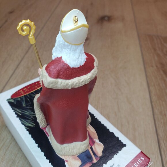 1995 Hallmark Keepsake Ornament St Nicholas Collect Series #1 Christmas Visitors - Picture 6 of 13